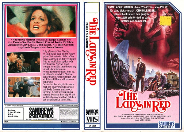 LADY IN RED (vhs-omslag)