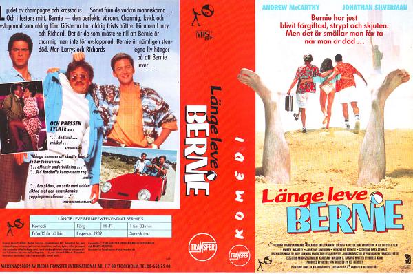 LÄNGE LEVE BERNIE (vhs-omslag)