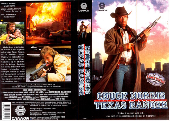 TEXAS RANGER (vhs-omslag)