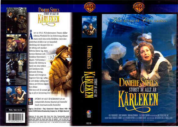 STÖRST AV ALLT ÄR KÄRLEKEN (vhs-omslag)