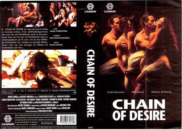 CHAIN OF DESIRE (vhs-omslag)