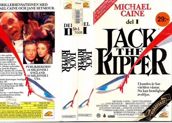 JACK THE RIPPER DEL 1+2 (VHS)