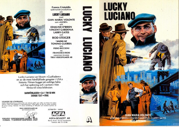 A - LUCKY LUCIANO (VHS) hålslag