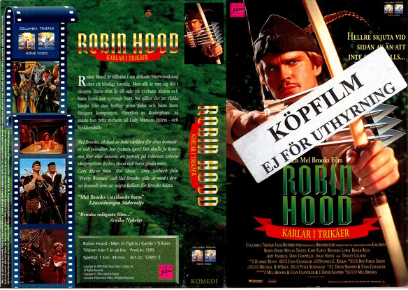 ROBIN HOOD - KARLAR I TRIKÅER (VHS)