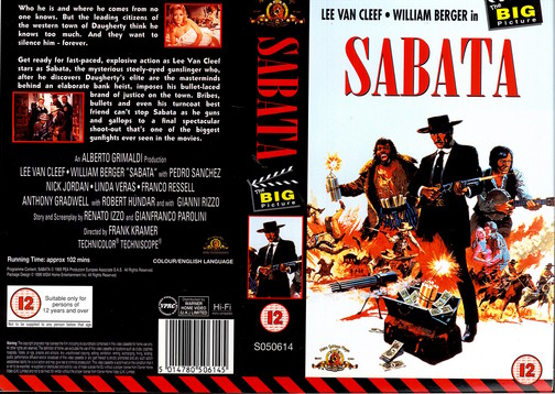 SABATA - UK (VHS)