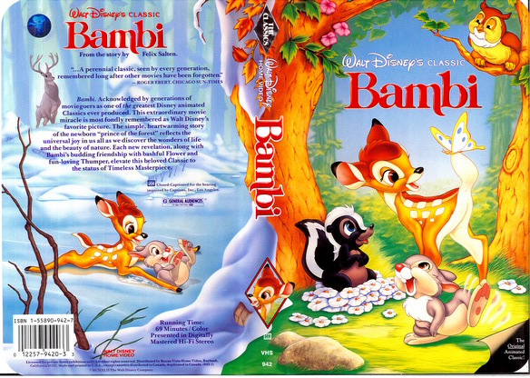 BAMBI (VHS) (USA-IMPORT)