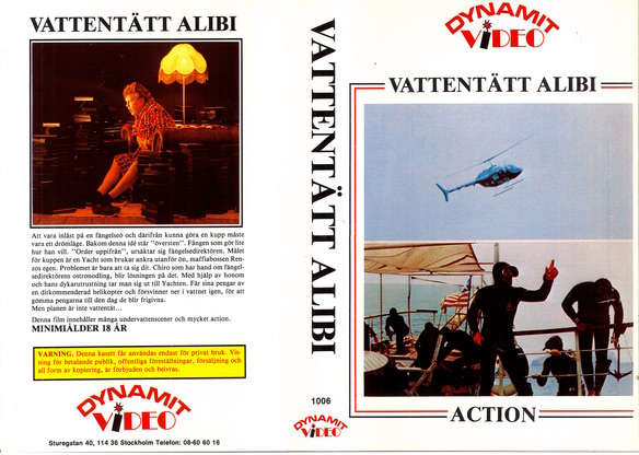 1006 Vattentätt Alibi (vhs)