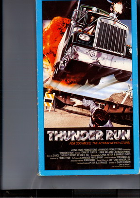 THUNDER RUN (vhs) pappask