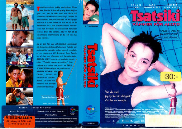 TSATSIKI VÄNNER FÖR ALLTID (Vhs-Omslag)