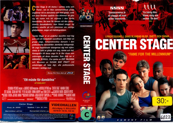 CENTER STAGE (VHS)