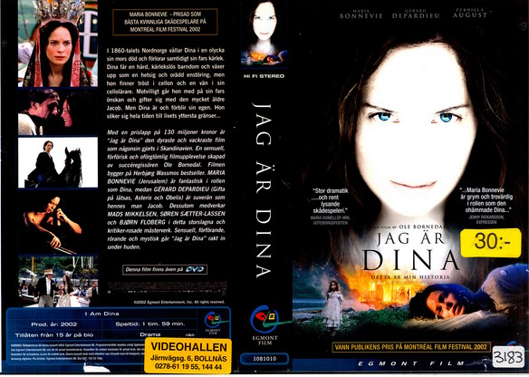 JAG ÄR DINA (Vhs-Omslag)