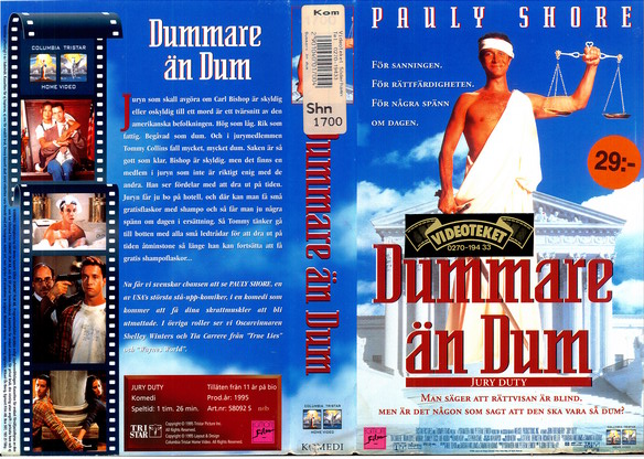 58092 DUMMARE ÄN DUM (VHS)