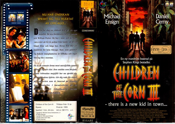 CHILDREN OF THE CORN 3 (VHS)