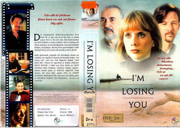 I'M LOSING YOU (Vhs-Omslag)