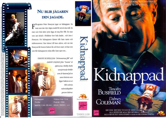 KIDNAPPAD (Vhs-Omslag)