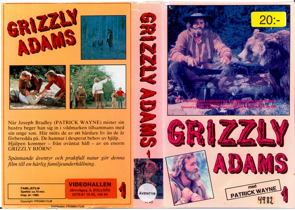 GRIZZLY ADAMS 1 (VHS)
