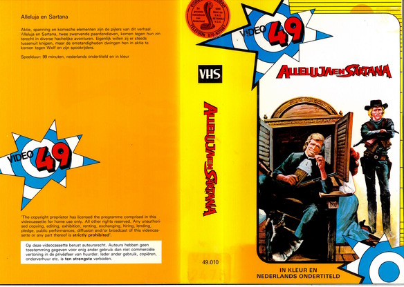 ALLELUJAH AND SARTANA - NL (VHS)