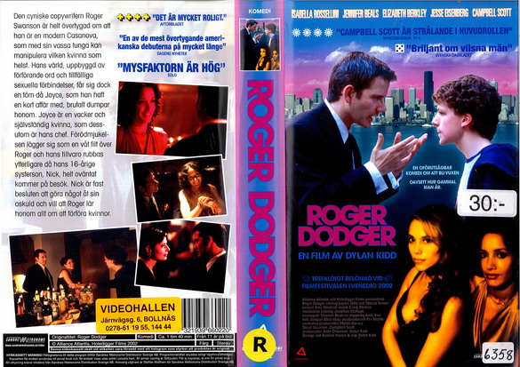 ROGER DODGER (VHS)