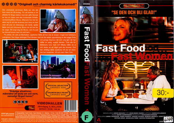 FAST FOOD FAST WOMEN (vhs-omslag)
