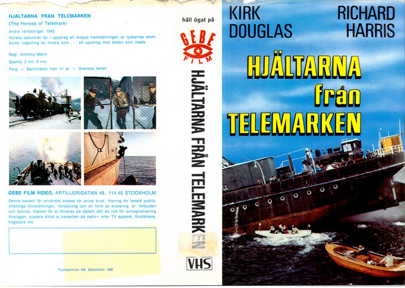 HJÄLTANA FRÅN TELEMARKEN (VHS)