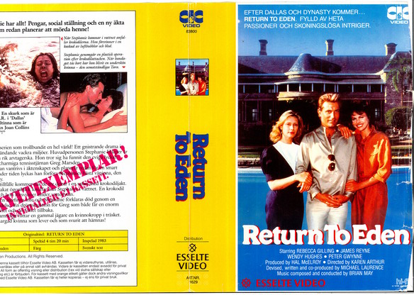 11629 RETURN TO EDEN  (VHS)