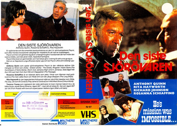 97 DEN SISTE SJÖRÖVAREN (VHS)