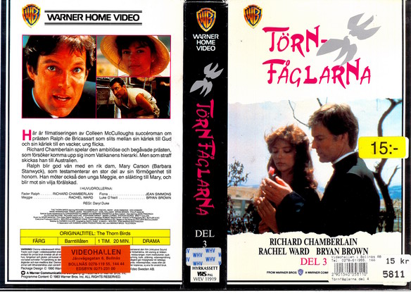 TÖRNFÅGLARNA DEL 3 (vhs-omslag)