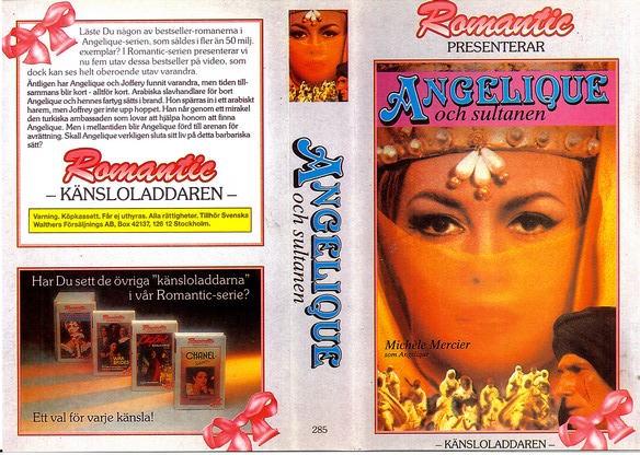 285 ANGELIQUE och Sultanen (VHS)