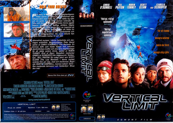 VERTICAL LIMIT (Vhs-Omslag)