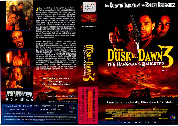 FROM DUSK TILL DAWN 3 (VHS)