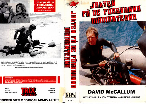 A<br>102 JAKTEN PÅ DE FÖRSVUNNA DIAMANTERNA (VHS)