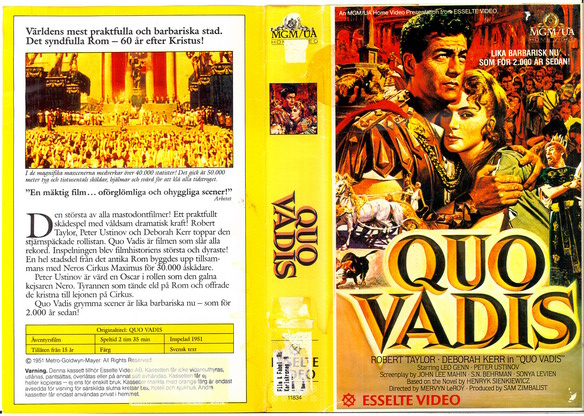11834 QUO VADIS (VHS)