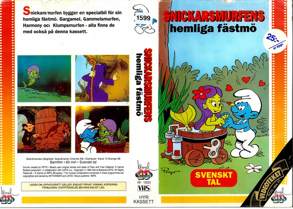 SNICKARSMURFENS HEMLIGA FÄSTMÖ