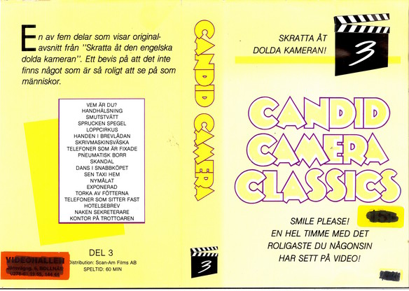 CANDID CAMERA 3 (VHS)