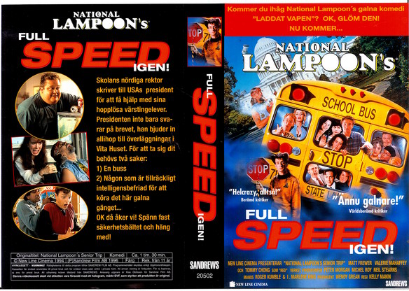 FULL SPEED IGEN (vhs-omslag)