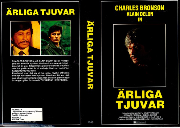 ÄRLIGA TJUVAR (VHS)