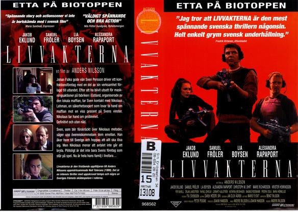 LIVVAKTERNA (vhs-omslag)