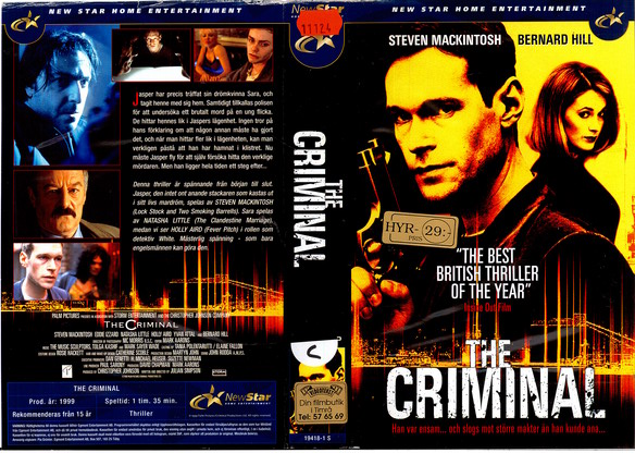 CRIMINAL (VHS) tittkopia