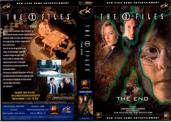 X FILES:THE END (VHS)