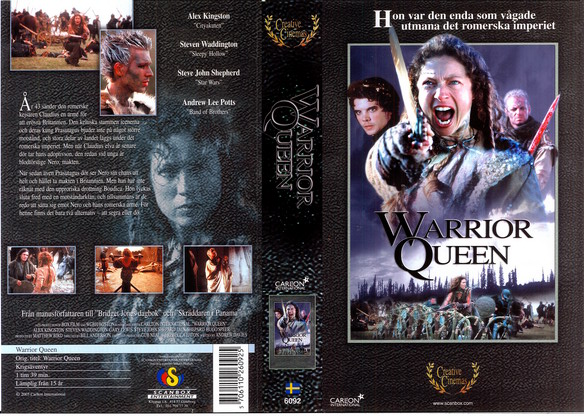 WARRIOR QUEEN (vhs-omslag)