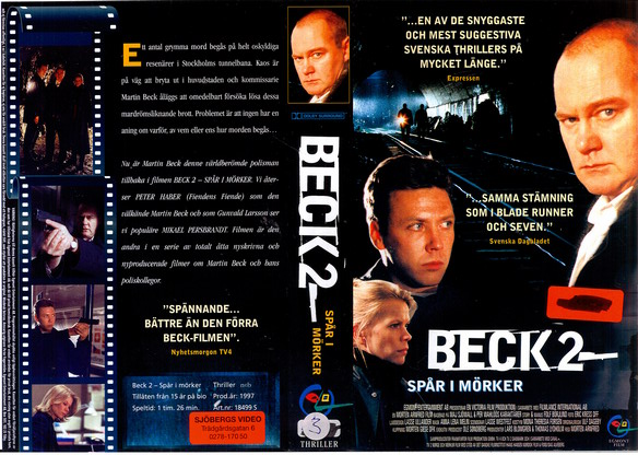 BECK 2 SPÅR I MÖRKER (VHS)