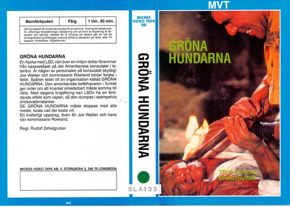 Gröna Hundarna (Vhs-Omslag)