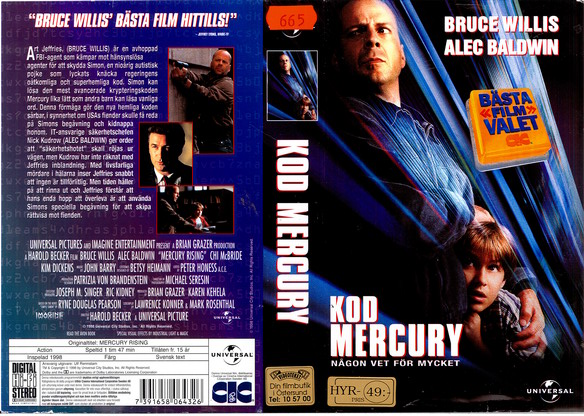 KOD MERCURY (VHS)