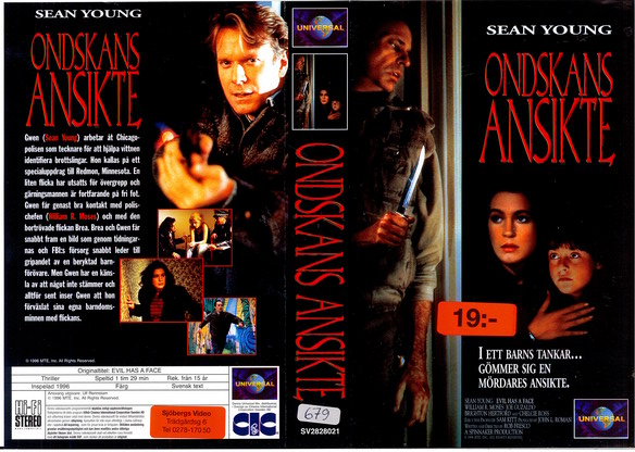 ONDSKANS ANSIKTE (VHS)