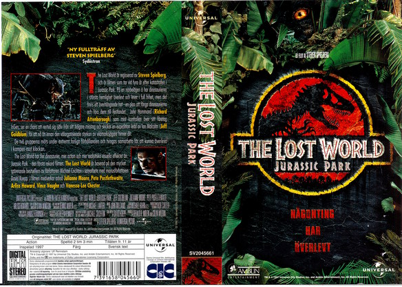 JURASSIC PARK 2 - LOST WORLD (VHS)