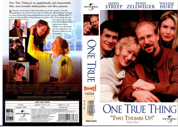 ONE TRUE THING (VHS)