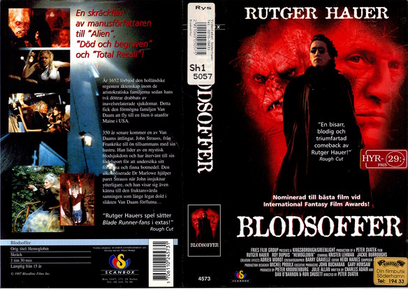 4573 BLODSOFFER (VHS)