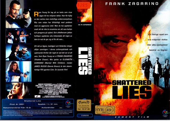 SHATTERED LIES (Vhs-Omslag)