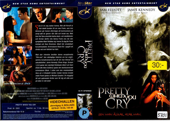 PRETTY WHEN YOU CRY (Vhs-Omslag)