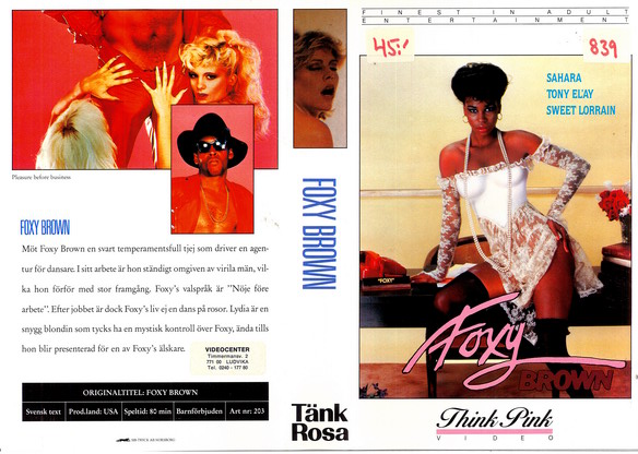 203 FOXY BROWN (VHS)